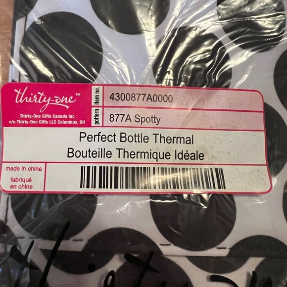Thirty-One Insulated Wine Tote Bag Polka-Dot - Perfect Bottle Thermal - Picture 9 of 9